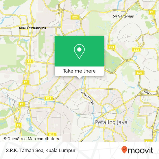 S.R.K. Taman Sea map