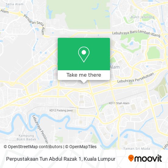 Peta Perpustakaan Tun Abdul Razak 1