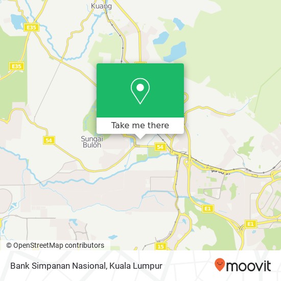 Bank Simpanan Nasional map