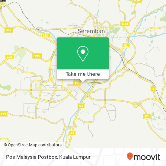 Pos Malaysia Postbox map