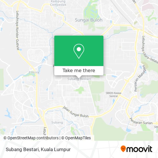 Subang Bestari map