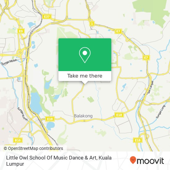 Little Owl School Of Music Dance & Art map