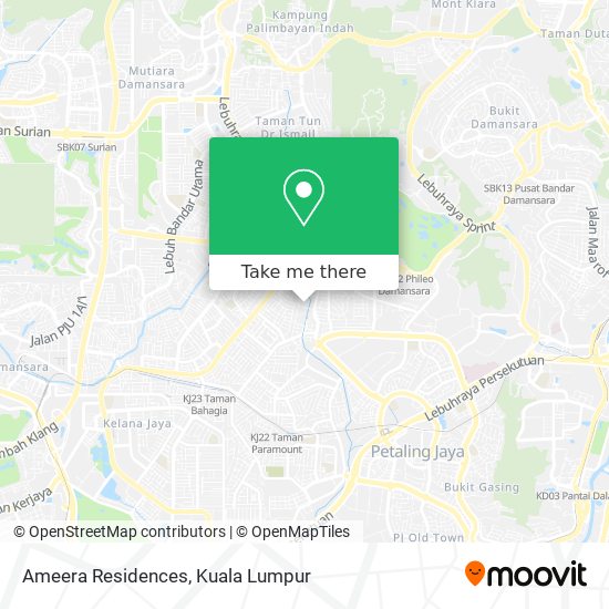 Ameera Residences map