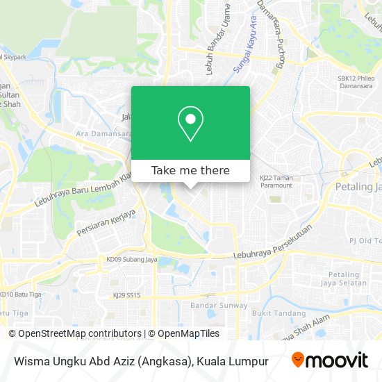 Peta Wisma Ungku Abd Aziz (Angkasa)