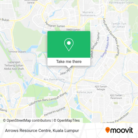 Arrows Resource Centre map