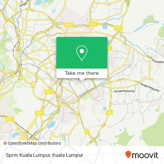 Sprm Kuala Lumpur map