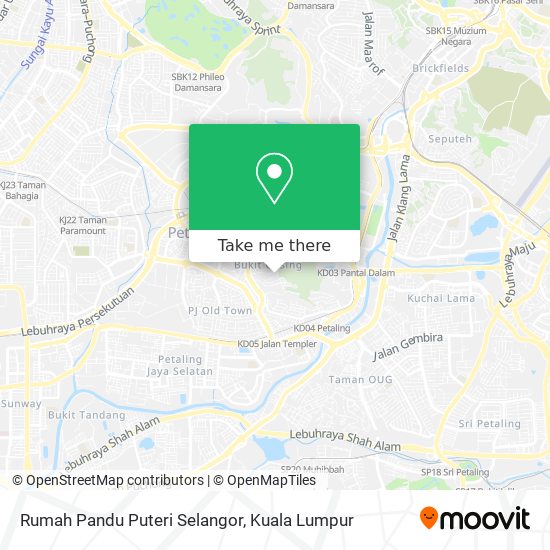 Rumah Pandu Puteri Selangor map