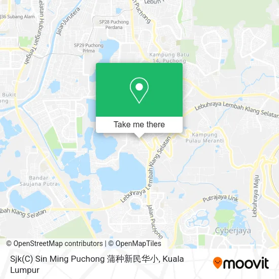 Sjk(C) Sin Ming Puchong 蒲种新民华小 map