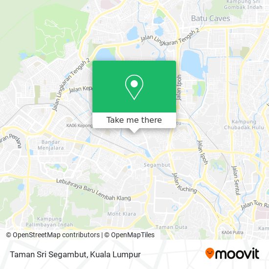 Taman Sri Segambut map