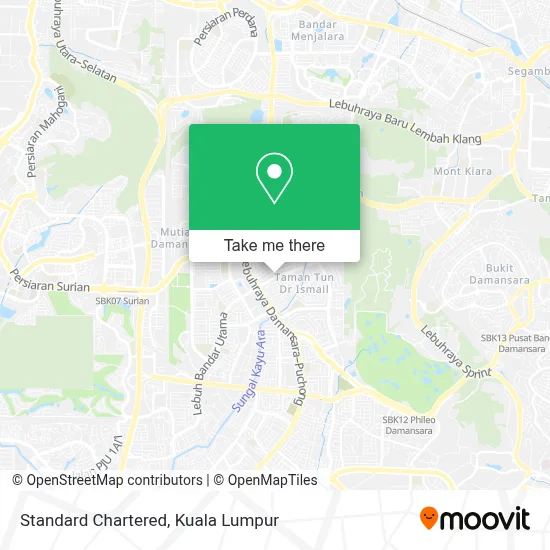 Standard Chartered map