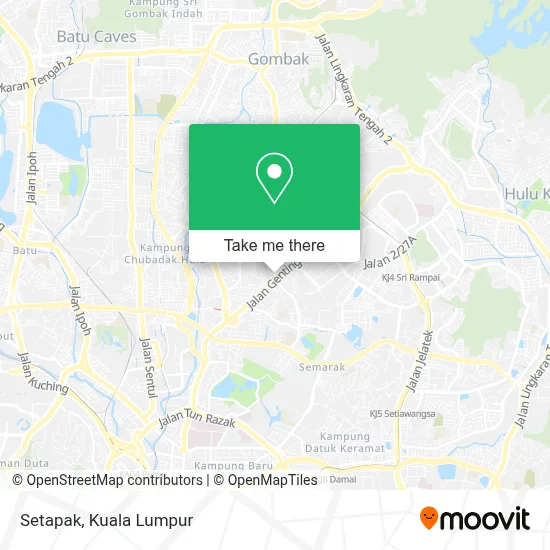 Setapak map