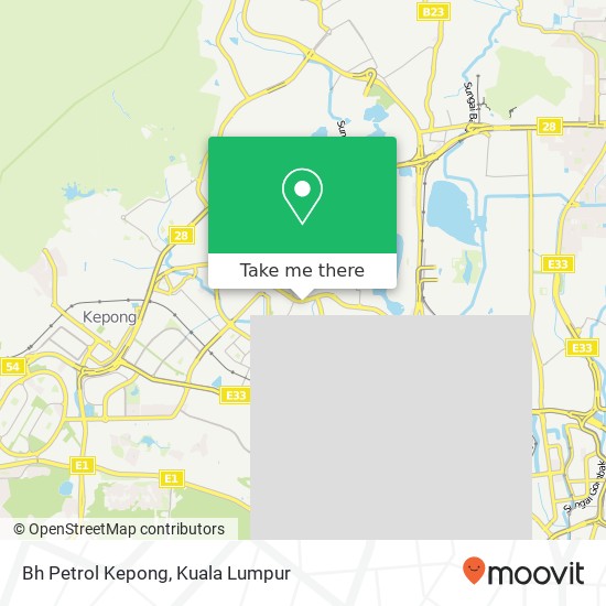 Bh Petrol Kepong map