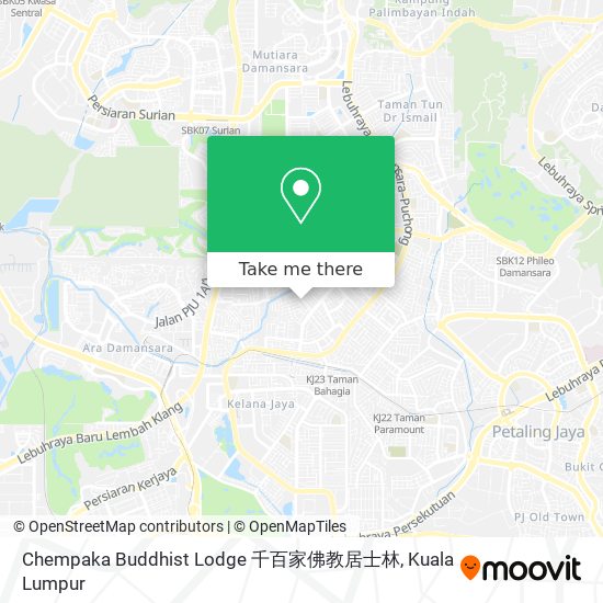 Chempaka Buddhist Lodge 千百家佛教居士林 map