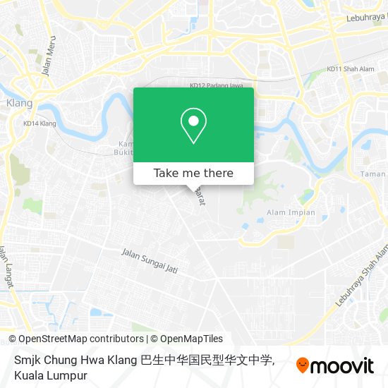 Smjk Chung Hwa Klang 巴生中华国民型华文中学 map