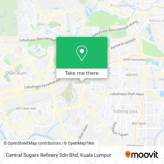 Central Sugars Refinery Sdn Bhd map