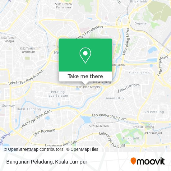 Bangunan Peladang map