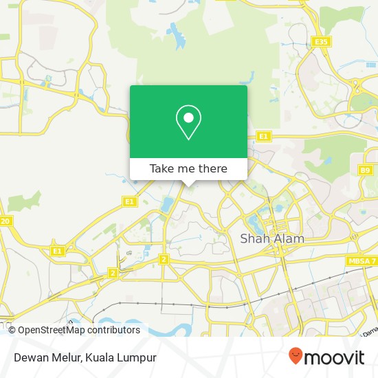 Dewan Melur map