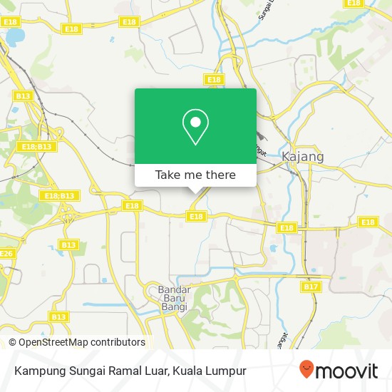 Kampung Sungai Ramal Luar map