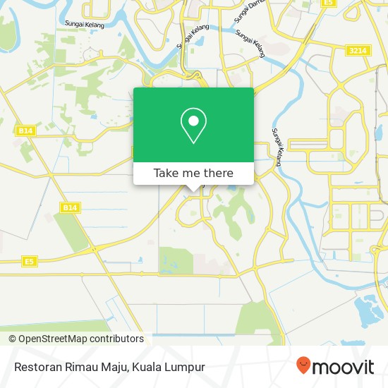 Restoran Rimau Maju map