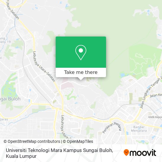 Peta Universiti Teknologi Mara Kampus Sungai Buloh