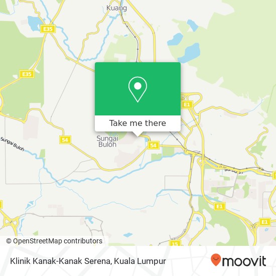 Klinik Kanak-Kanak Serena map