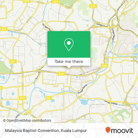 Peta Malaysia Baptist Convention