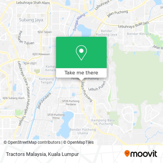 Tractors Malaysia map