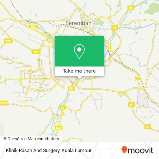 Klinik Rasah And Surgery map