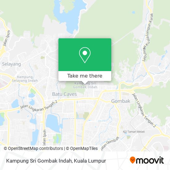 Kampung Sri Gombak Indah map