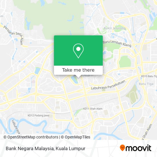 Bank Negara Malaysia map