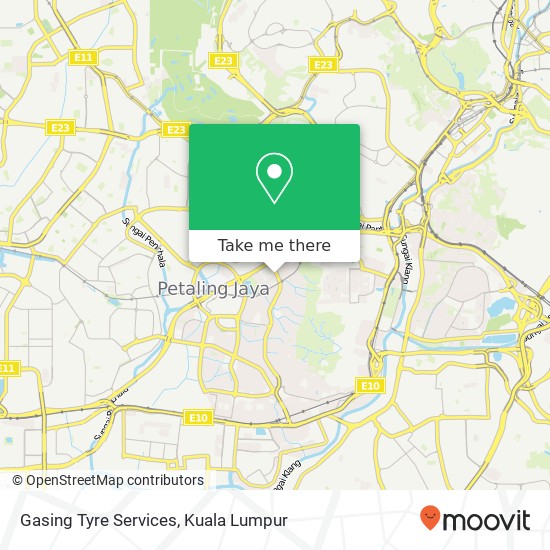 Gasing Tyre Services map
