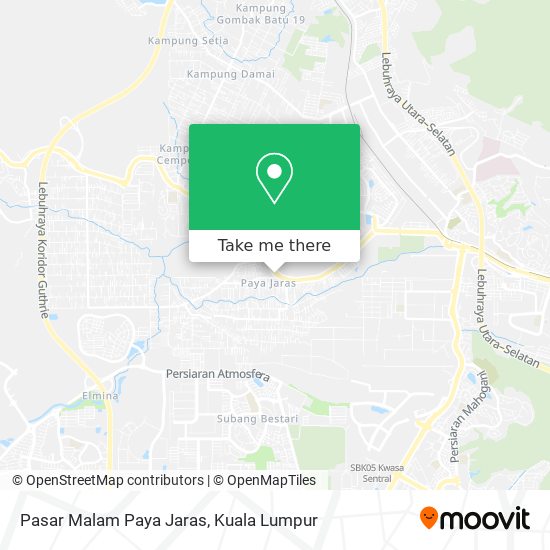 Pasar Malam Paya Jaras map