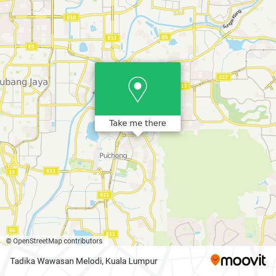 Tadika Wawasan Melodi map