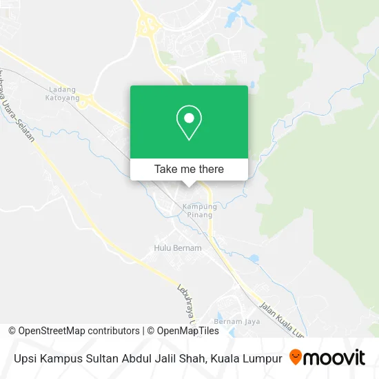 Upsi Kampus Sultan Abdul Jalil Shah map
