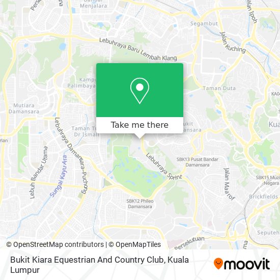 Bukit Kiara Equestrian And Country Club map