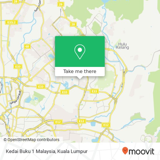 Peta Kedai Buku 1 Malaysia