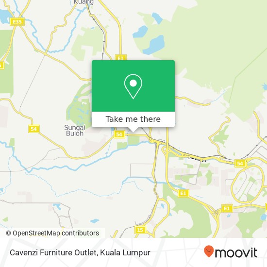 Cavenzi Furniture Outlet map