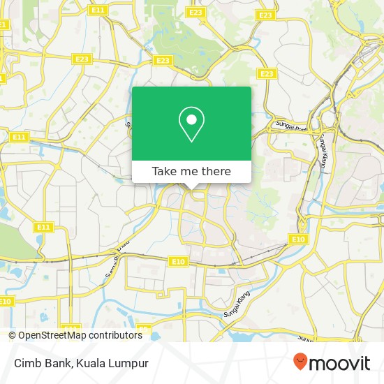 Cimb Bank map