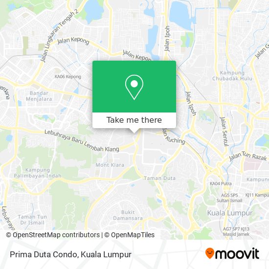 Peta Prima Duta Condo