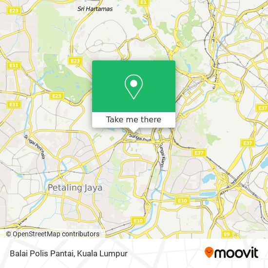 如何坐公交 捷运和轻快铁或火车去kuala Lumpur的balai Polis Pantai Moovit