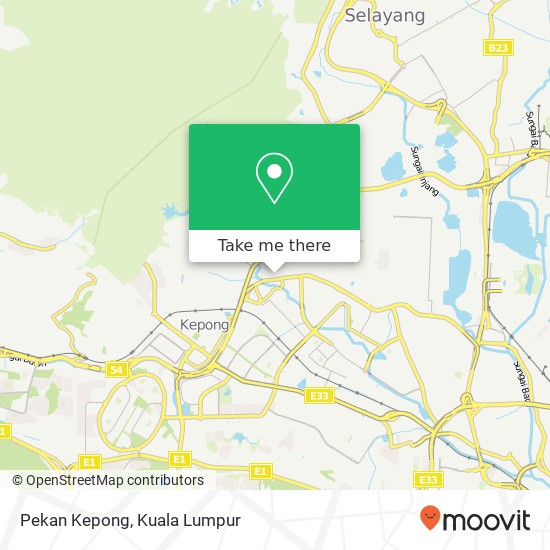 Pekan Kepong map