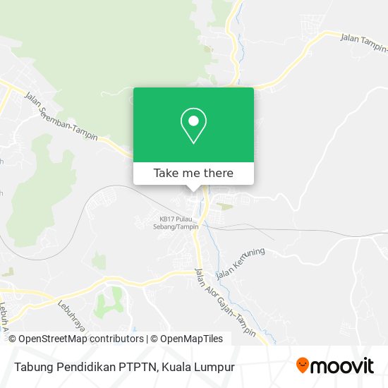 Peta Tabung Pendidikan PTPTN