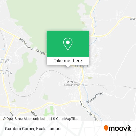 Gumbira Corner map