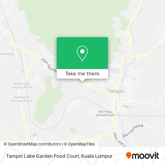 Peta Tampin Lake Garden Food Court