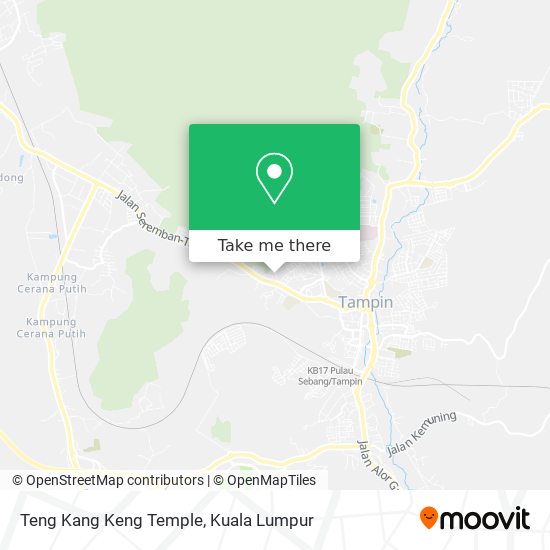 Teng Kang Keng Temple map