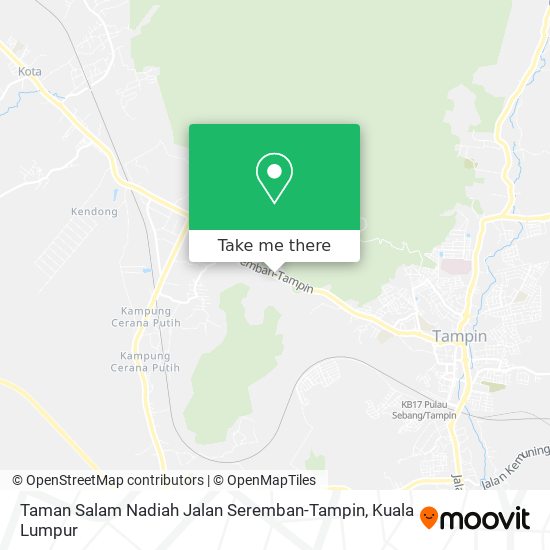 Taman Salam Nadiah Jalan Seremban-Tampin map