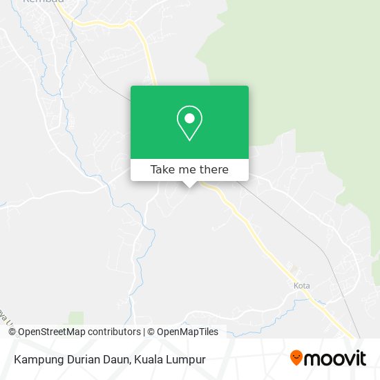 Peta Kampung Durian Daun