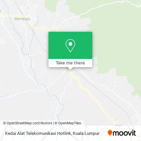 Peta Kedai Alat Telekomunikasi Hotlink