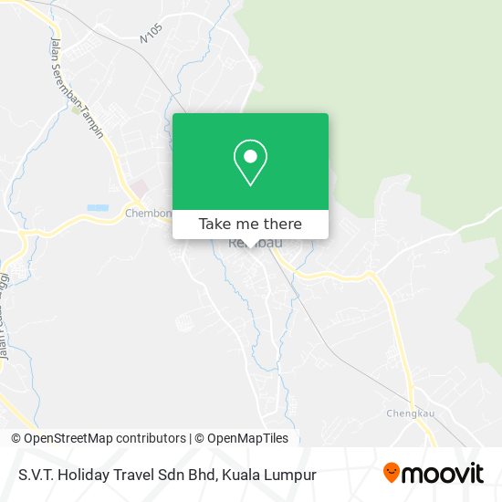 Peta S.V.T. Holiday Travel Sdn Bhd