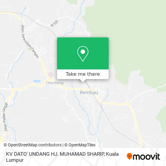 KV DATO' UNDANG HJ. MUHAMAD SHARIP map